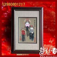 蜀锦三国脸谱