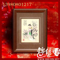 蜀锦人面桃花